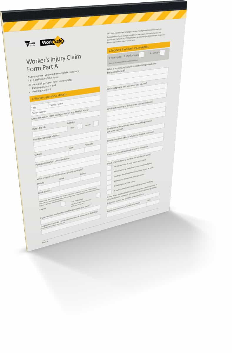 WorkCover Claim Form (VIC) PDF We Can Help You Fill It Out